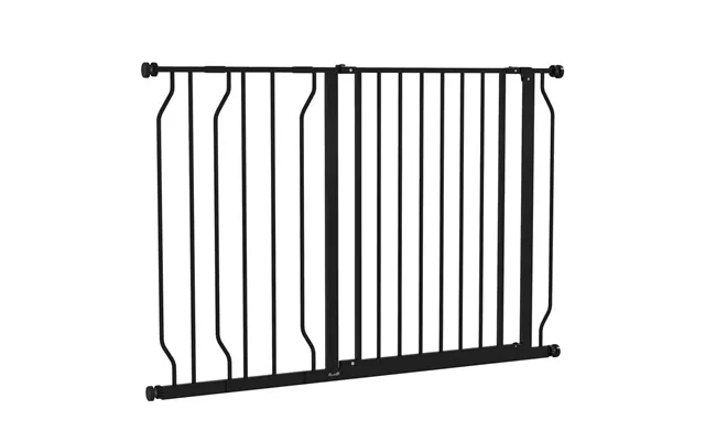 Pawhut Dog Gate - Wide Stair Gate With Door