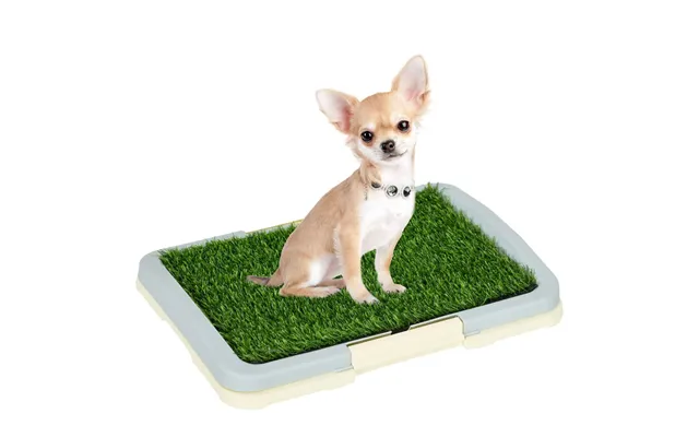 Pawhut Dog Toilet - Indoor, Artificial Grass, Grid Panel, Tray The Perfect Solution For Easy Pet Waste Management