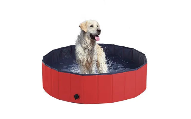 Pawhut Foldable Dog Paddling Pool Pet Cat Swimming Pool Indoor Outdoor Collapsible Summer Bathing Tub Shower Tub Puppy W product image