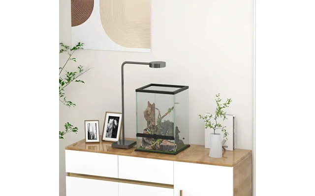 Pawhut Glass Reptile Terrarium, 40l Vivarium For Lizards Frogs Snakes Turtles - 30 X 30 X 45cm product image