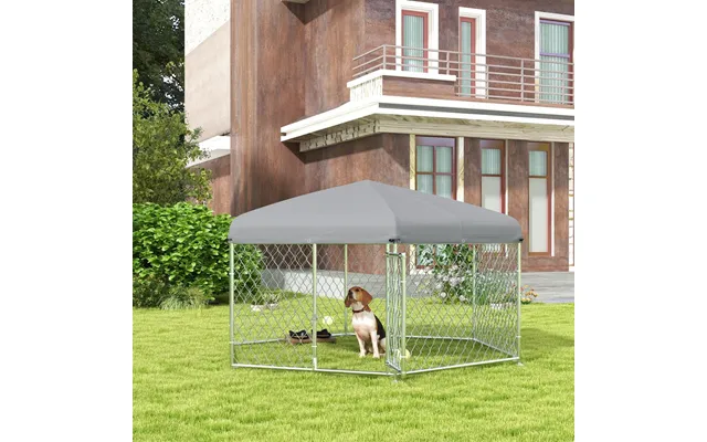 Pawhut Outdoor Dog Kennel - Water-resistant, Uv-resistant Roof, 2