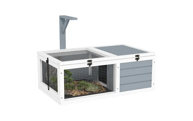 Pawhut Tortoise Enclosure W Run - Lamp Holder