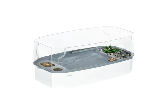 Pawhut Turtle Tank - Triple Filtration, Natural Habitat, Spacious Cage