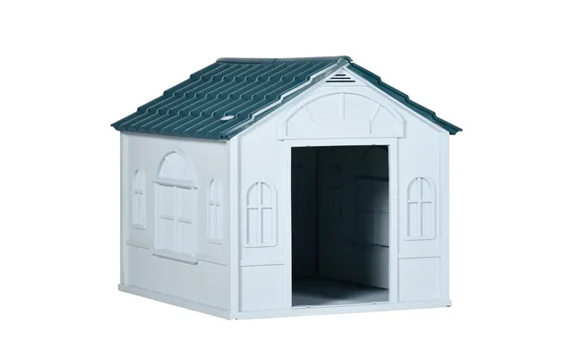 Pawhut Weather-resistant Dog House - Blue. Keep Your Medium Dog Safe & Cozy product image