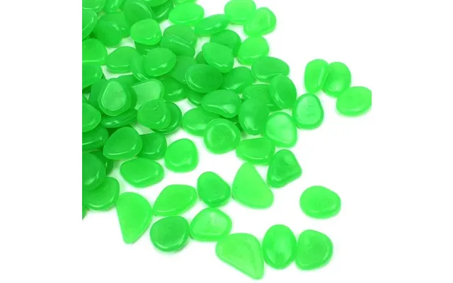 Pebble Stones 100pcs, Luminous Glowing In Dark Glow Pebble Rock Stones For Walkaway, Aquarium, Home Decor, Garden, Patio