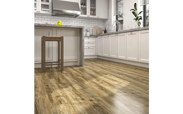 Peel And Stick Floor Tiles Wood Effect Vinyl 90x15cm 35 Pcs Funstick