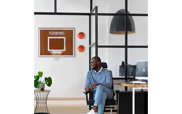 Personalization Wooden Single Hoop Walnut - White Horizontal From Left Savanna Tree