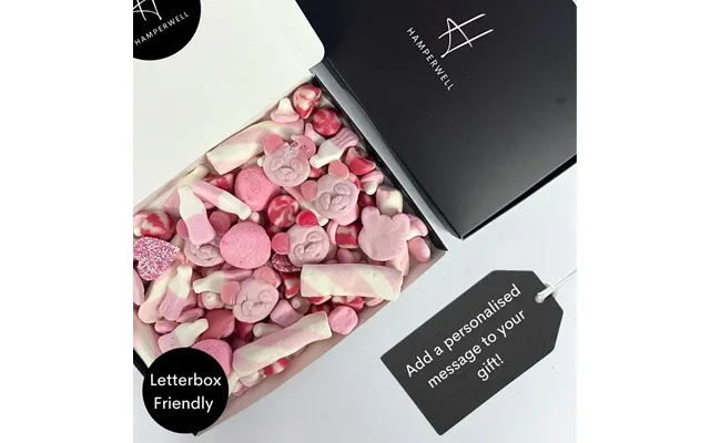 Pink Sweets Letterbox Gift Hamper - Pink Letterbox