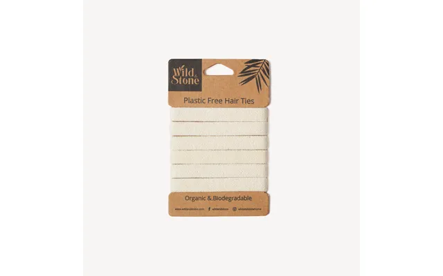Plastic Free Hair Ties - 6 Pack product image