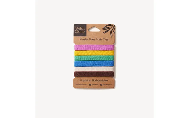 Plastic Free Hair Ties - 6 Pack