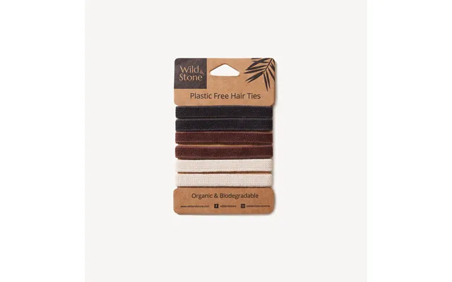 Plastic Free Hair Ties - 6 Pack product image