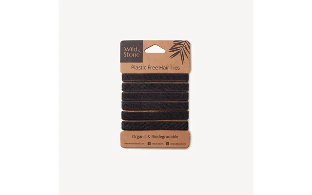 Plastic Free Hair Ties - 6 Pack product image