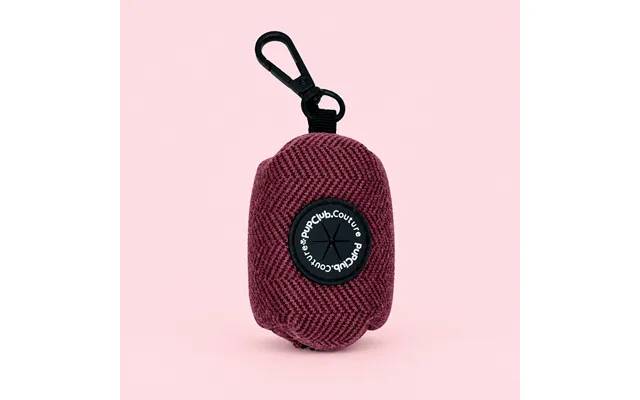 Poo Bag Holder - Berry Tweed
