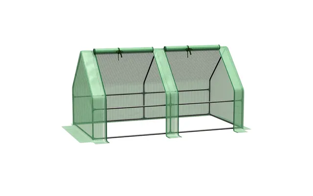 Portable Mini Greenhouse Steel Frame & Pe Cover 180x90x90cm Ideal For Small Spaces product image