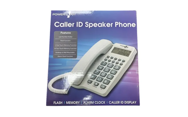 Powerplus Caller Id Speaker Phone- White