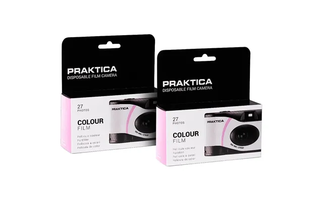 Praktica Single Use Disposable Colour Film Camera With Flash - Pink