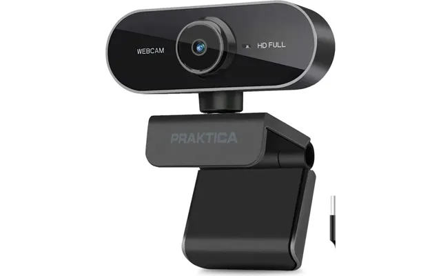 Praktica Webcam Full Hd 1080p Auto Focus Usb-a Built In Microphone & Tripod Mount