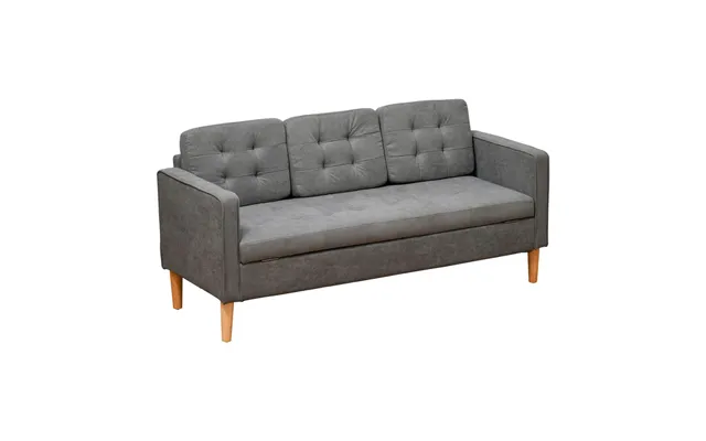 Premium 3-seater Sofa With Hidden Storage- Button-tufted - High-quality Fabric