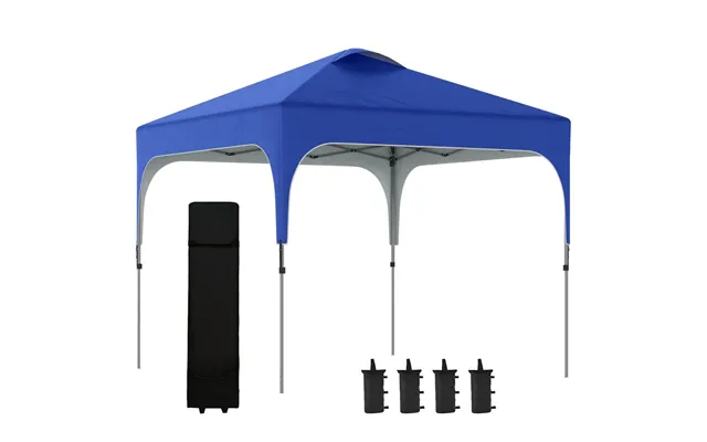 Premium 3x3m Pop Up Gazebo In Blue - Easy Setup, Portable Design, Uv50 Protection product image
