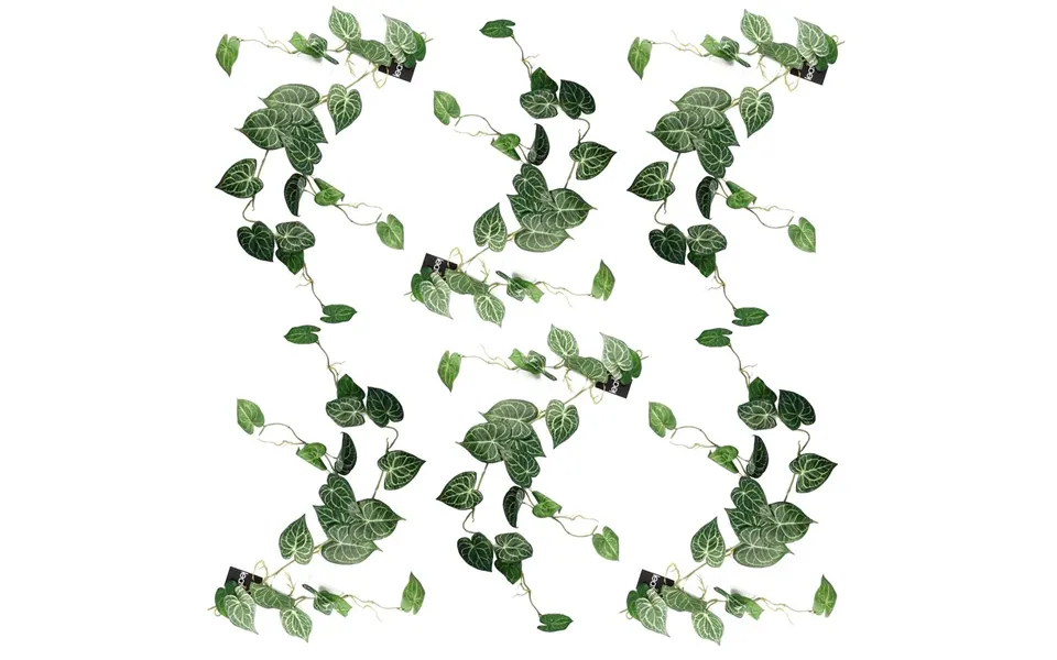 Premium 6-pack 100cm Artificial Trailing Ivy Plants - Lifelike, Hanging Decor For Indoor Outdoor Use