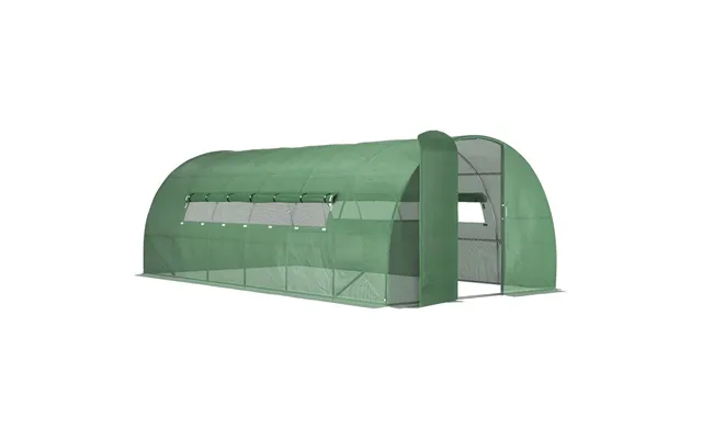 Premium 6x3m Walk-in Greenhouse Reinforced Steel Frame High-quality Pe Cloth Ideal For Gardening & Plant Growth product image
