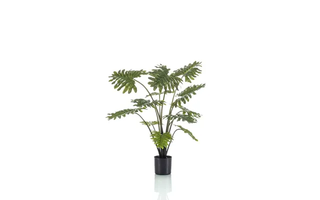 Premium 80cm Artificial Philodendron Potted Plant - High Quality Green Foliage