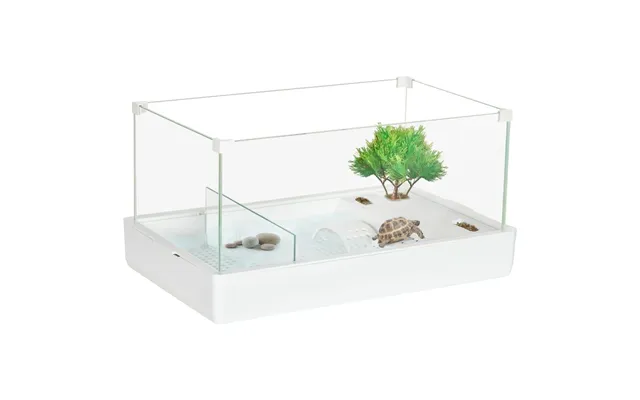 Premium Glass Turtle Tank - Basking Platform, Reptile Habitat