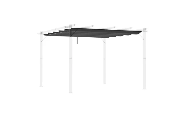 Premium Grey Pergola Shade Cover - 3x3m Replacement Canopy