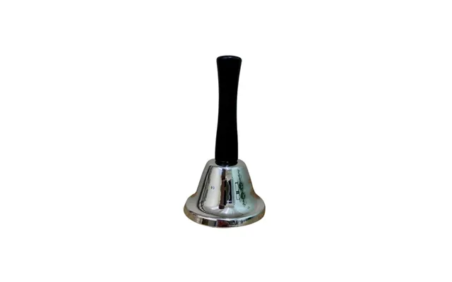 Premium Hand Bell - Loud, Black & Silver