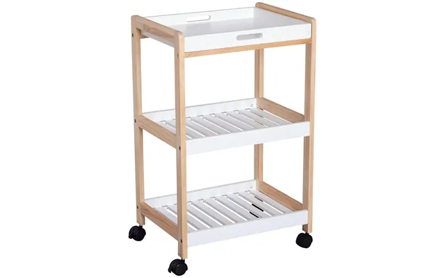 Premium Kitchen Trolley - Bamboo Mdf