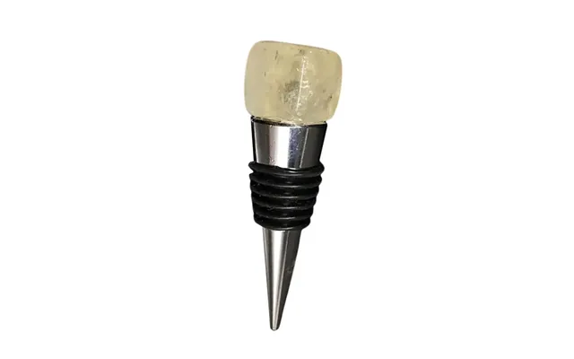 Premium Metal Wine Stopper Elegant And Functional Bottle Sealer - Citrine product image