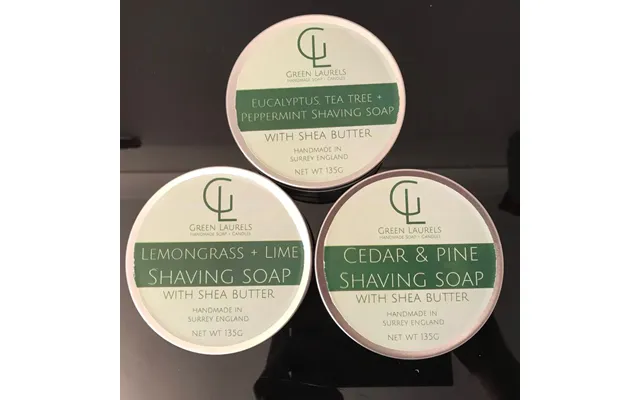 Premium Shaving Soap - Eucalyptus, Tea Tree, Peppermint, Leather, Tobacco, Lemongrass, Lime, Cedar & Pine Scents product image