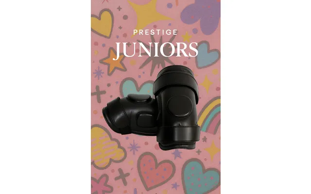 Prestige Juniors Leather Knee Guards - Black