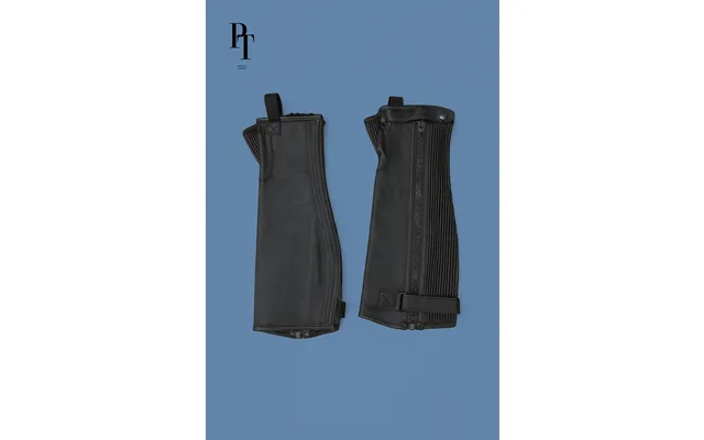 Prestige Tannery Leather Half Chaps - Black Large