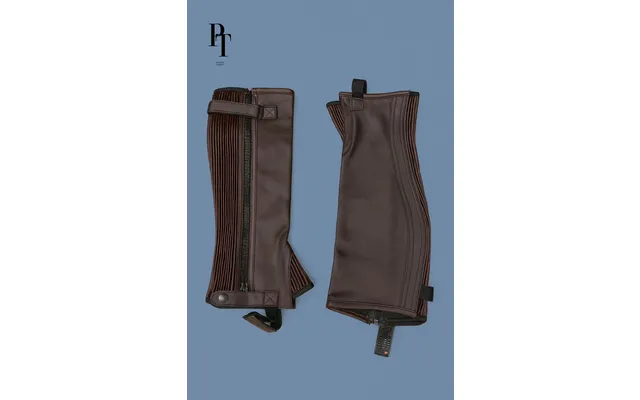 Prestige Tannery Leather Half Chaps - Brown Medium