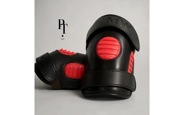 Prestige Tannery Pro Leather Knee Guards - Black M