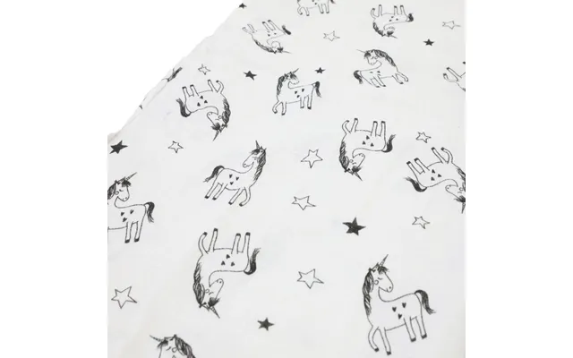Printed Muslin Squares 100% Cotton 80x80cm - 16 Unicorns