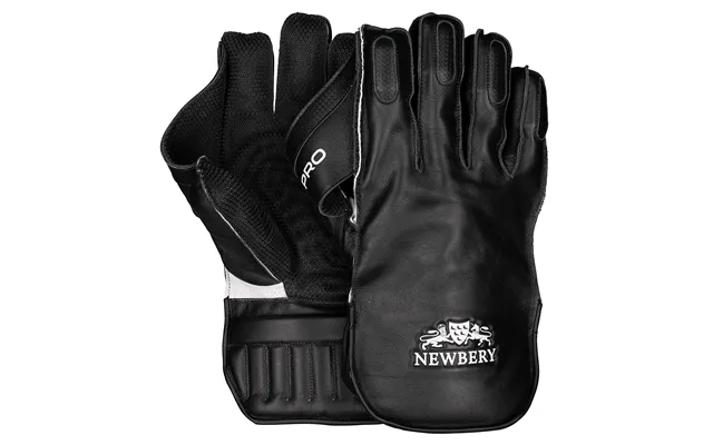 Pro Cricket Wicket-keeping Gloves Black - Senior