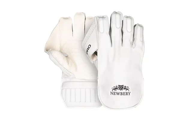 Pro Cricket Wicket-keeping Gloves White - Small Senior