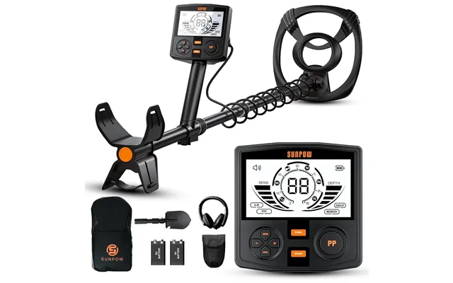 Professional Metal Detector Waterproof 30cm Coil Dual Lcd Sunpow