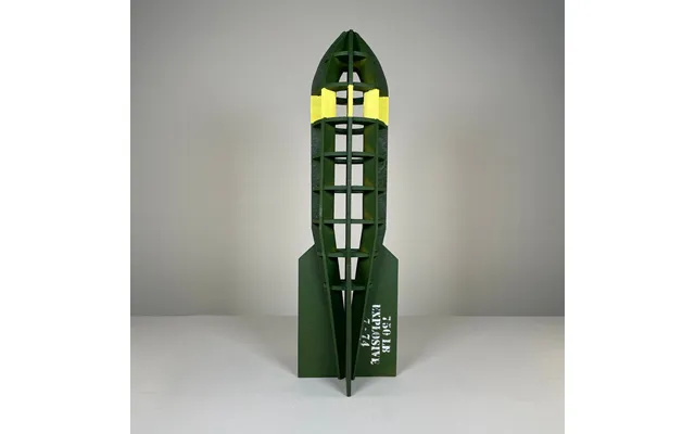 Prop Ww2 Bomb - Flatpack Model Kit By Curious Rabbit