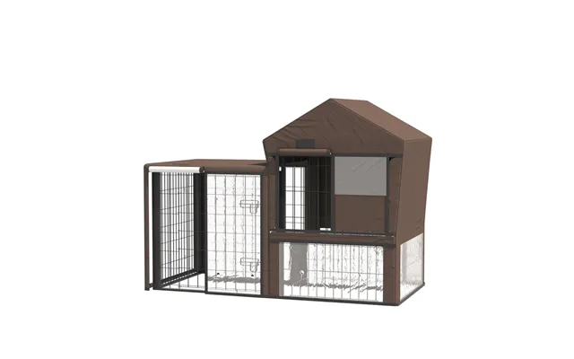 Protective Rabbit Hutch Cover, Water-resistant And Uv-resistant - Ideal For Bunny And Guinea Pig Cages