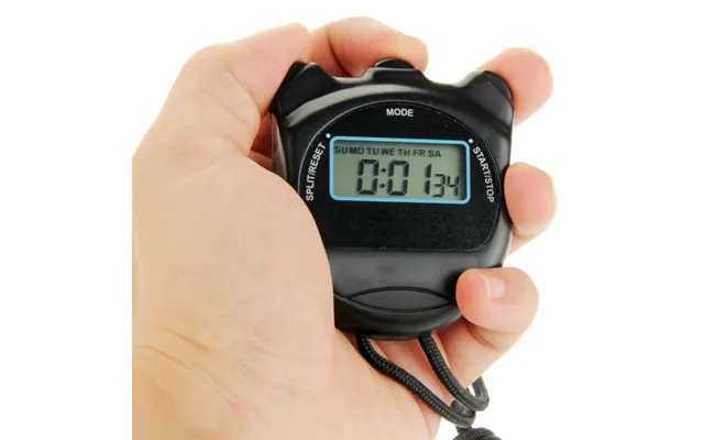 Ps50 Stopwatch Professional Chronograph Handheld Digital Lcd Sports Counter Timer With Strap, Ps50 - Ps50