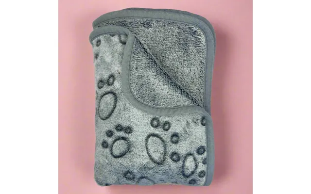 Pupclub Dog Dog Blanket - Grey Paws