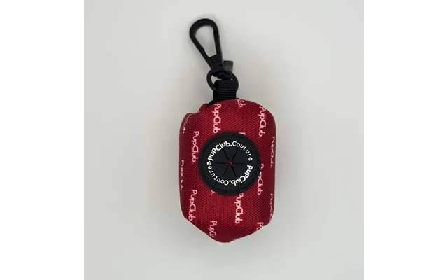 Pupclub Dog Poo Bag Holder - Berry Red