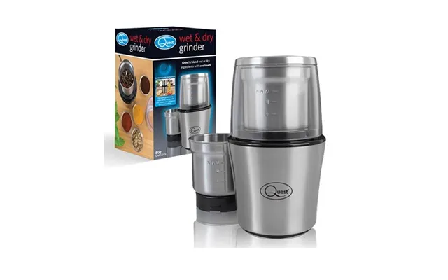 Quest Compact Stainless Steel Electric Grinder - 80g