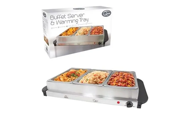 Quest Large Buffet Server & Warming Plate Carton Of 2