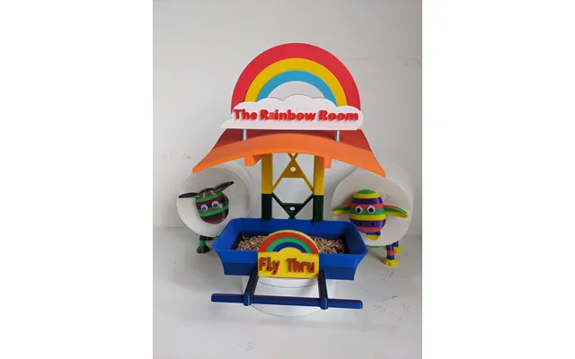 Rainbow Garden Bird Feeding Station - Garden Bird Seed Feeder
