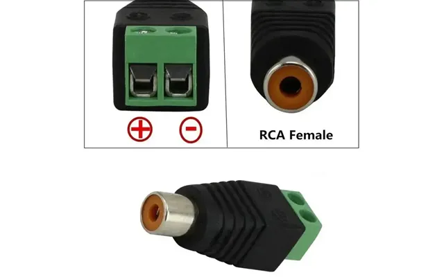 Rca Screw Terminal Adapter - Rca Phono Female
