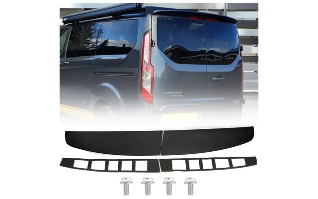 Rear Roof Spoiler For Ford Transit Custom 2013 2020 Black Pu Plastic Gearzaar product image